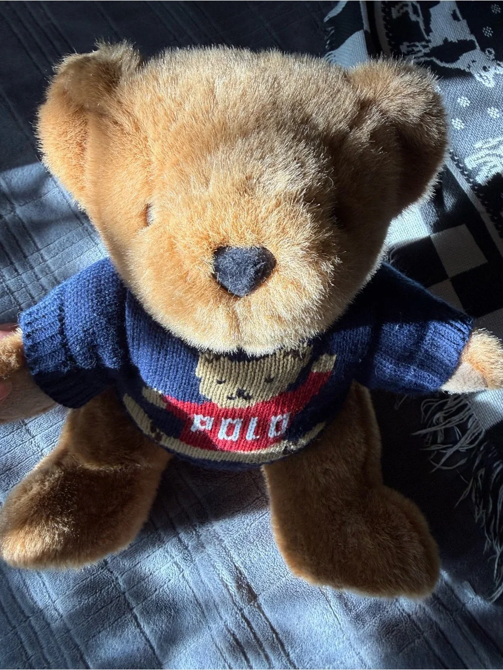 Vintage 1997 Ralph Lauren Teddy Bear with Sweater